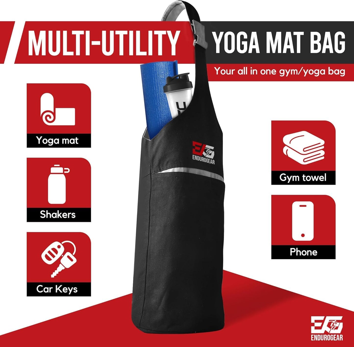 Yoga Mat Bag - Long Tube Design