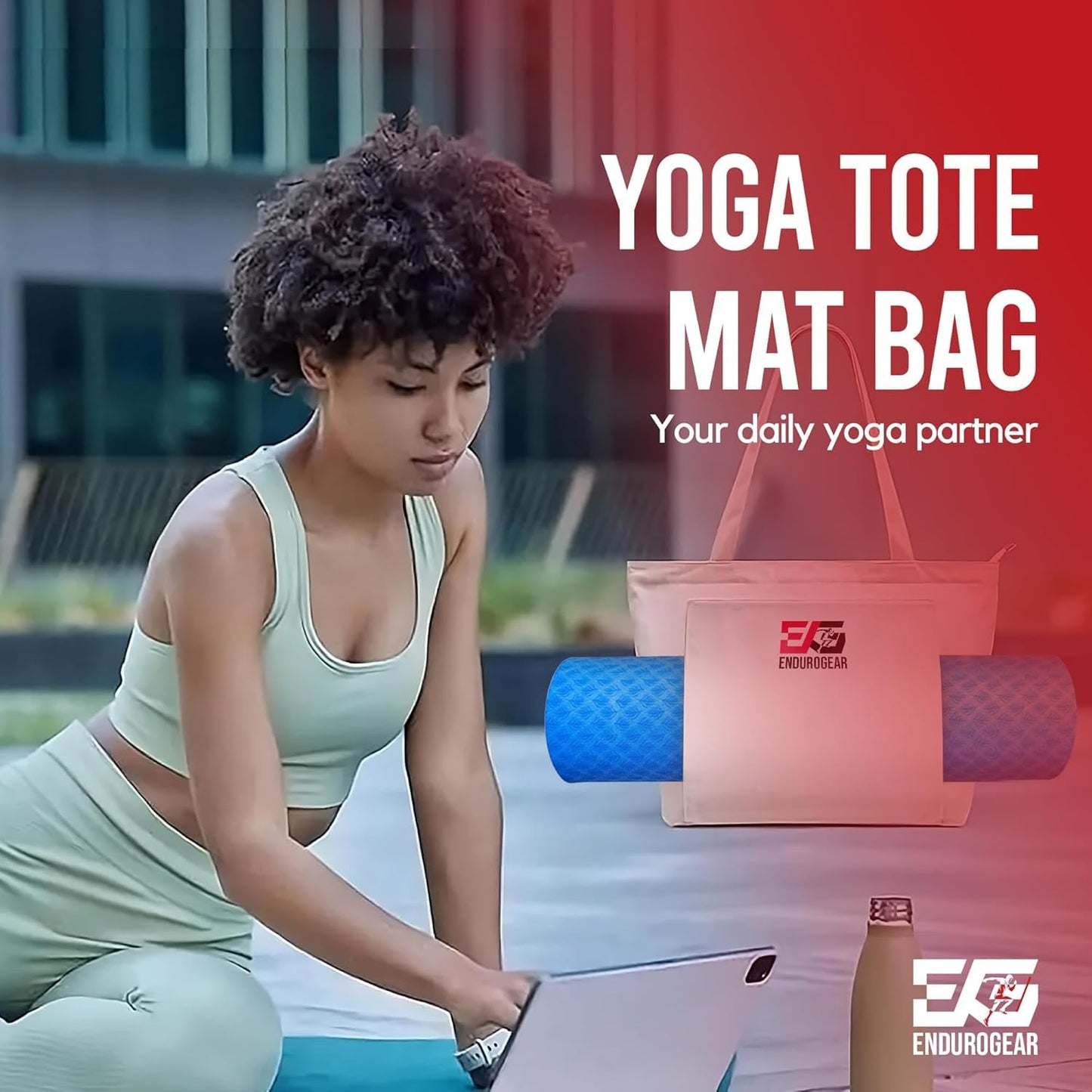 Yoga Mat Bag for Women - Tote Bag